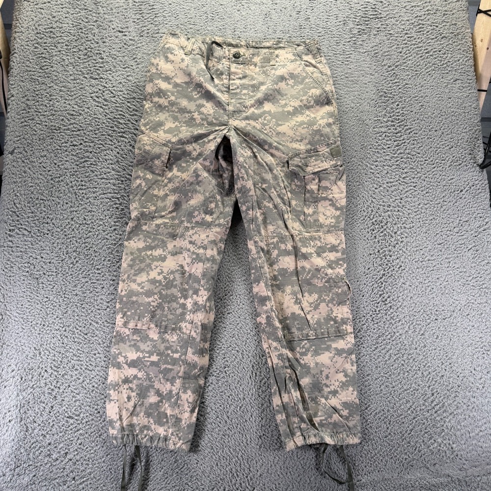 US Army Pant Mens M(32x32) Green Camouflage Rayon Ripstop Cargo Combat Uniform